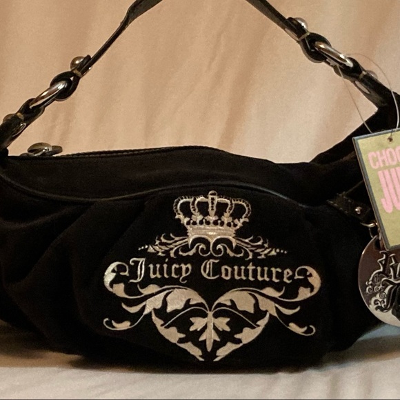 Juicy Couture Handbags - Vintage JUICY COUTURE Velvet Ribbon Hobo Bag